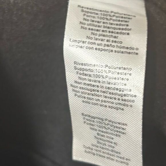 Nasty Gal Black Fringe Faux Leather Shorts Size 4 - Picture 7 of 8